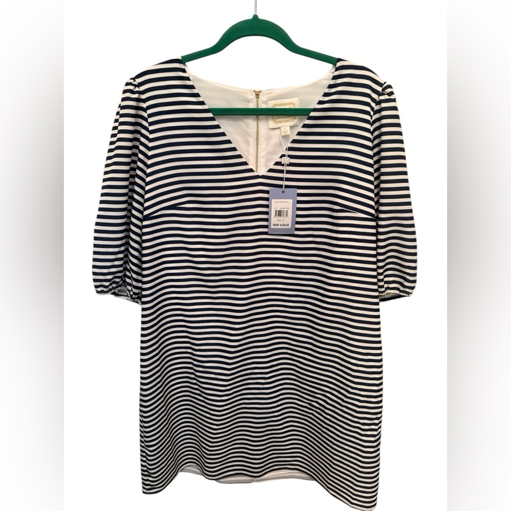 Sail to Sable Navy and White Striped dress NWT. XL
